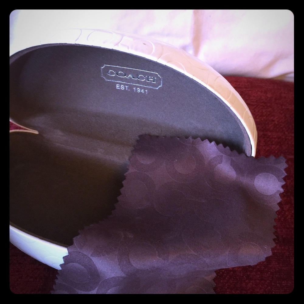 Authentic Coach sunglasses case